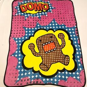 Domo Kun Pop Art Fleece Throw Blanket Toonlabsink